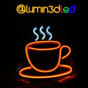 Xicara de Café - NEON 24cm x 22cm