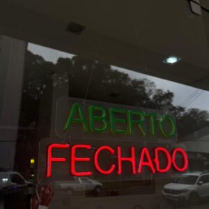 Luminoso Neon fechado 39x10cm