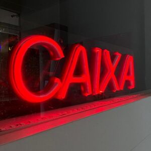 Luminoso neon Caixa - 30x10cm