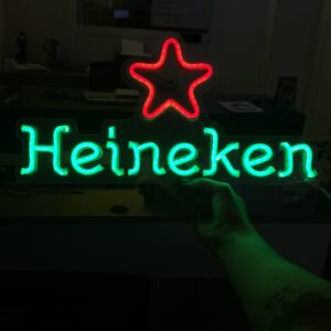 Luminoso neon Heineken 20x39 cm