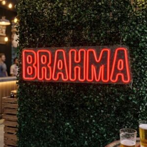Luminoso neon led brahma chopp - 52x25cm